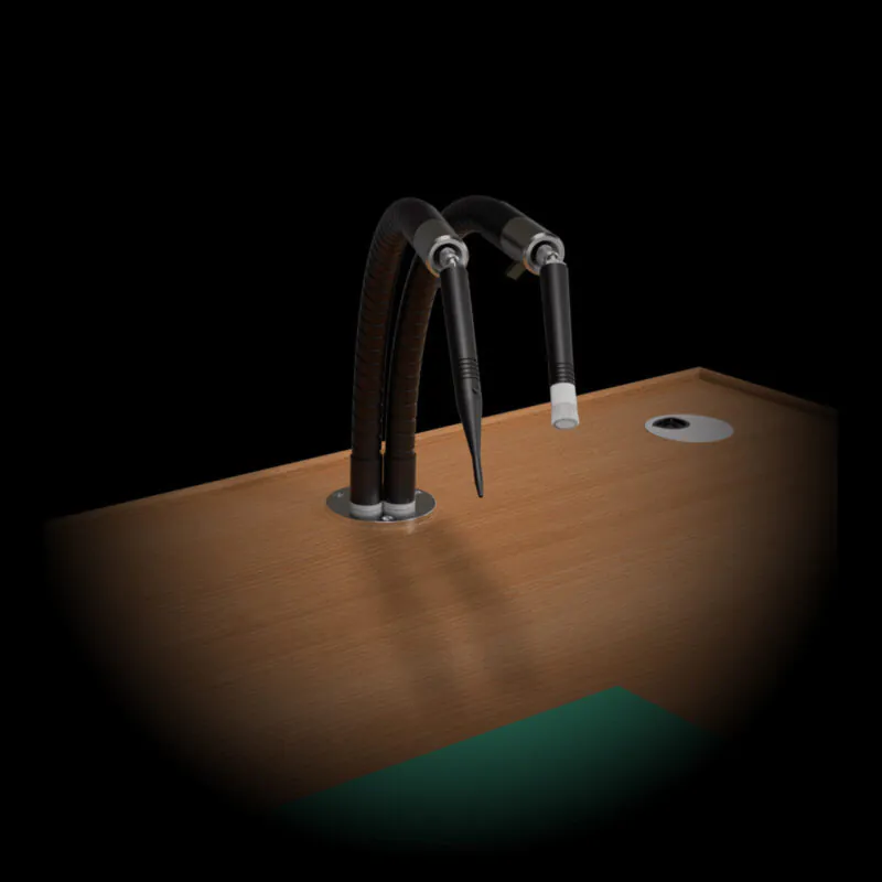 dust extraction system for watchmaking bench
